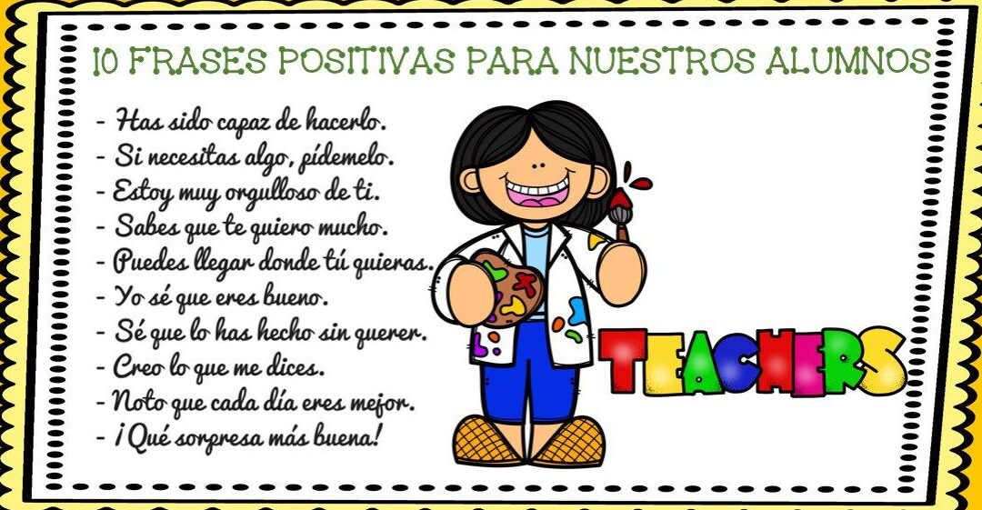 Frases Para Alumnos De Primaria