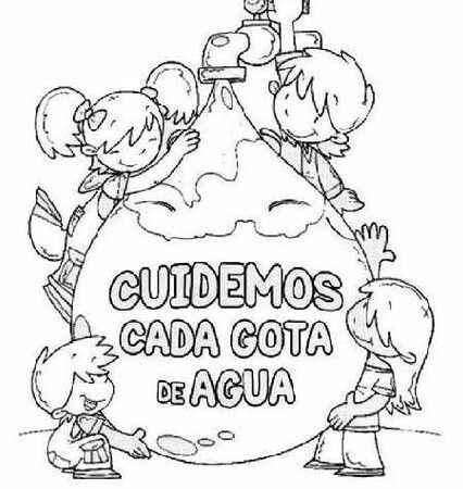 Frases Para Cuidar El Agua Para Colorear