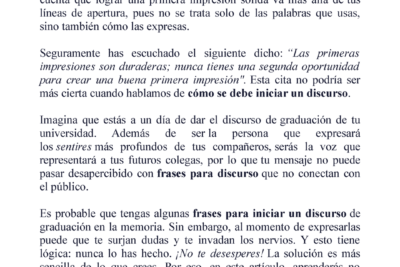 Frases Para Iniciar un Discurso 1 frases para iniciar un discurso
