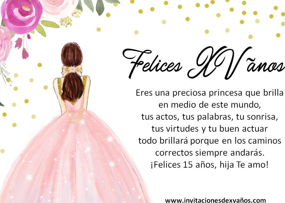 Frases Para Invitaciones De 15 Años