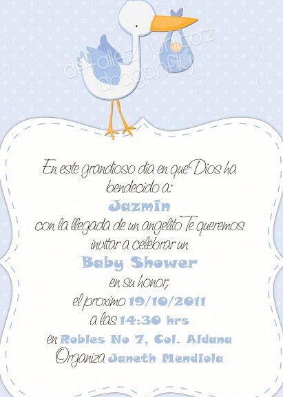 Frases Para Invitaciones De Baby Shower