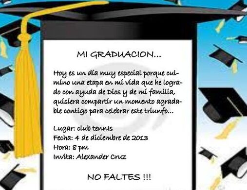 Frases Para Invitaciones De Graduacion