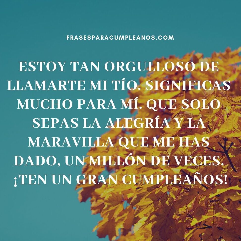 Frases Para Un Tio